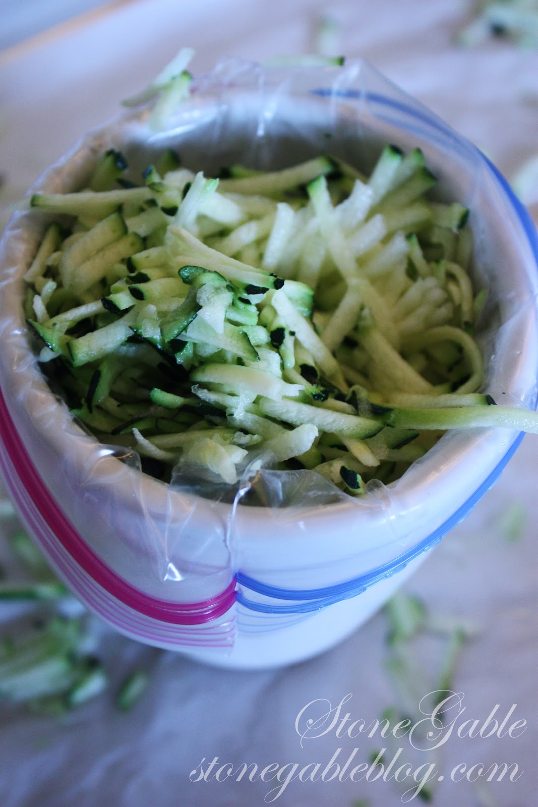 FREEZING ZUCCHINI TUTORIAL, REALLY? StoneGable