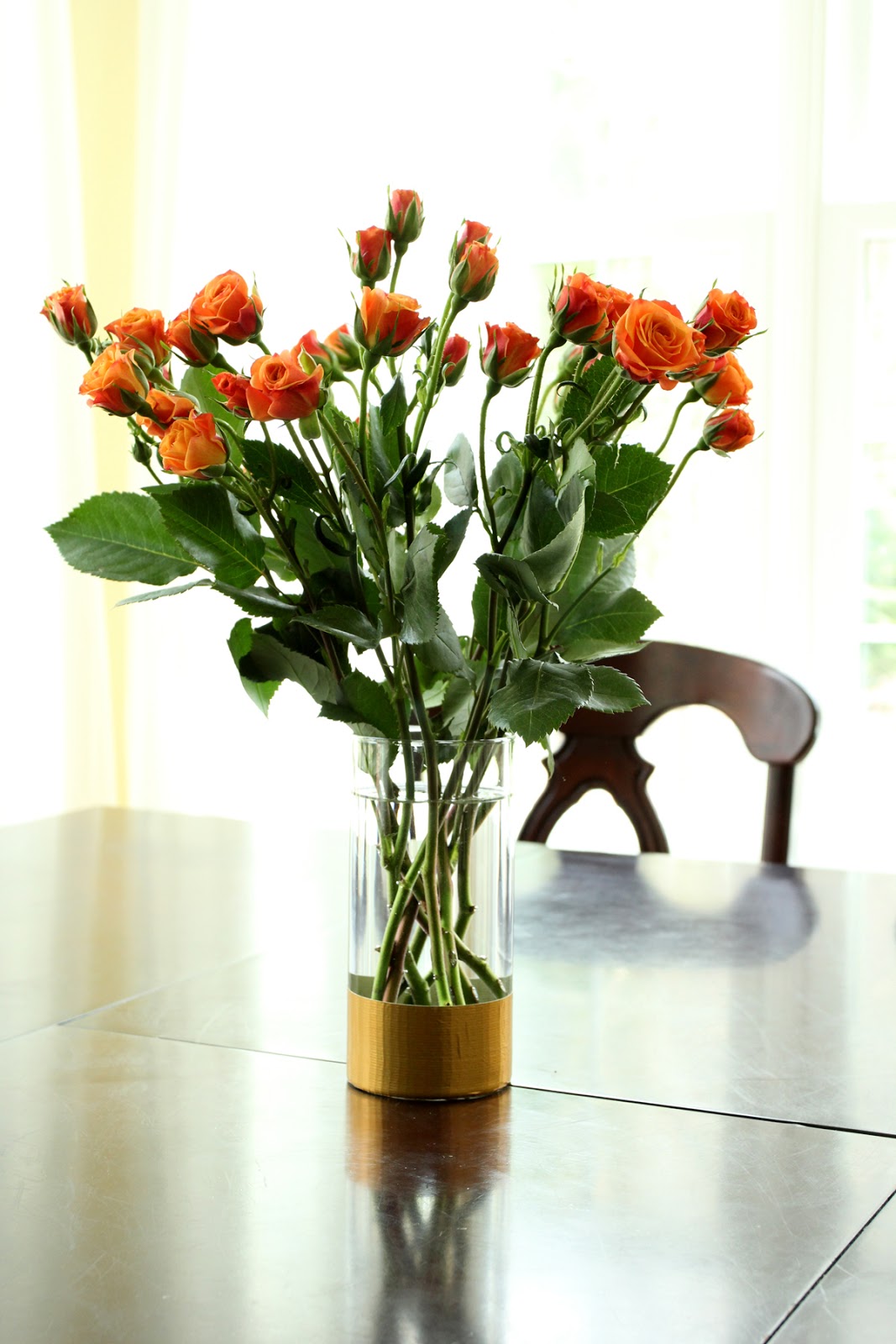 5 Minute {Un} Dipped Gold Vase Less Than Perfect Life of Bliss