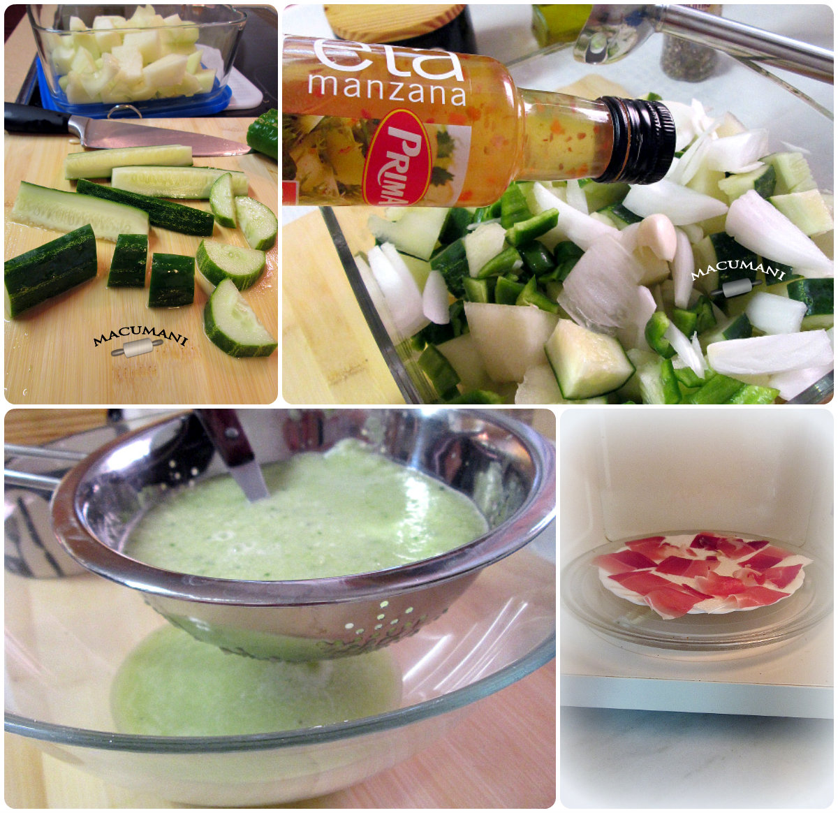 GAZPACHO DE MELON CON JAMÓN