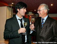 Joachim Loew and Franz Beckenbauer