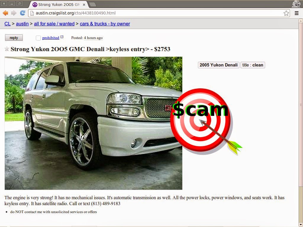 Vehicle Scams Google Wallet Ebay Motors Amazon Payments