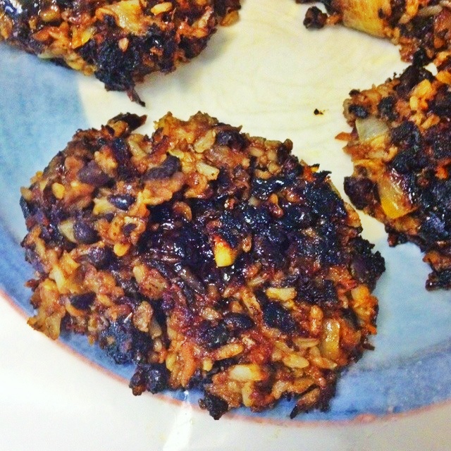 Mix it Up Black Bean and Brown Rice Veggie Burgers