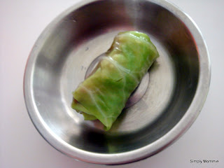 cabbage wrap chicken minis