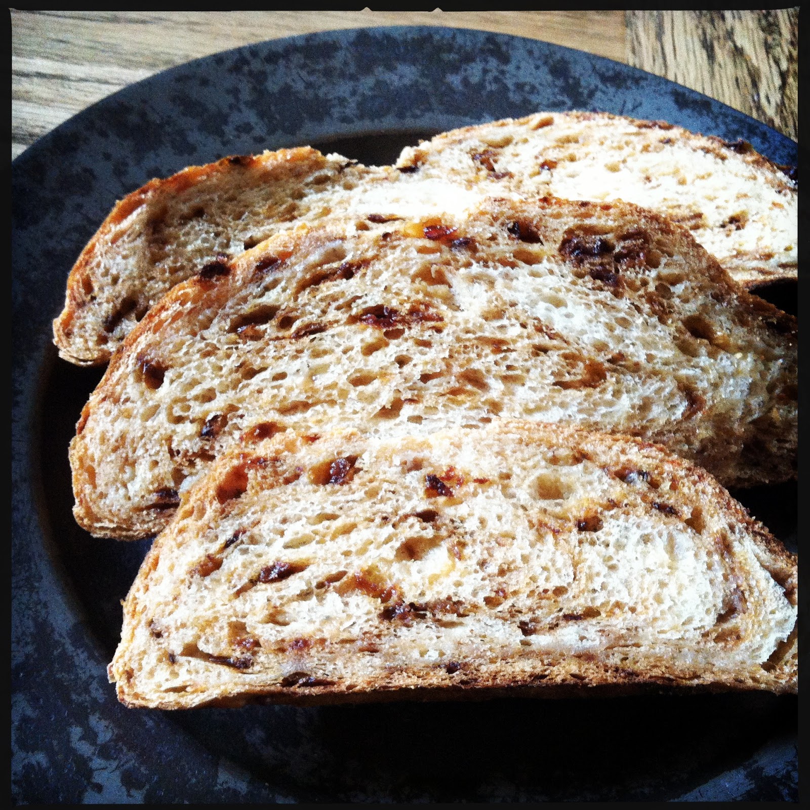 The Vicar Died Laughing Cheese and Caramelised Onion Bread with a Poolish