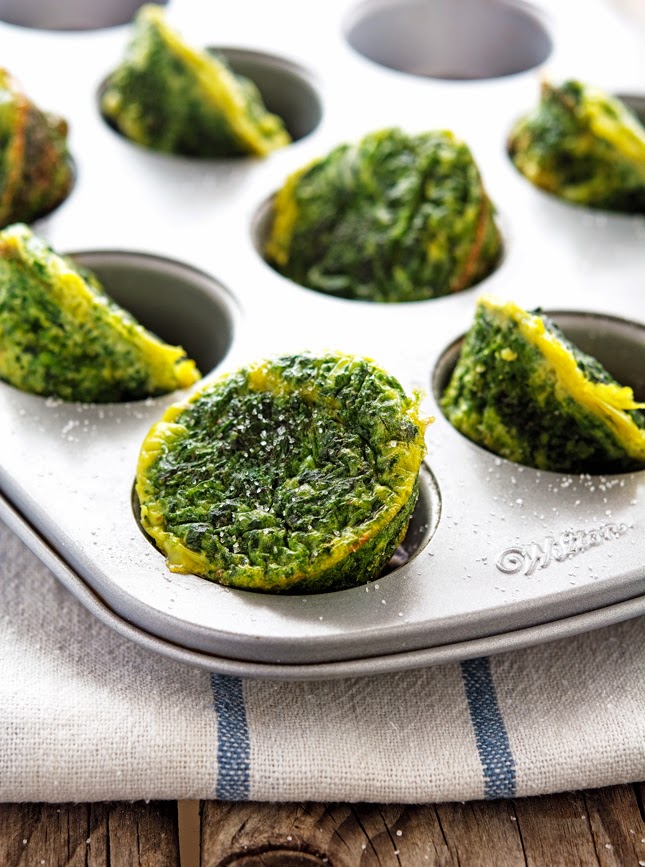 The Iron You Spinach and Cheddar Egg Muffins