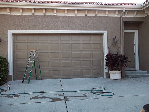 Painting An Over Sized Garage Door Everything I Create