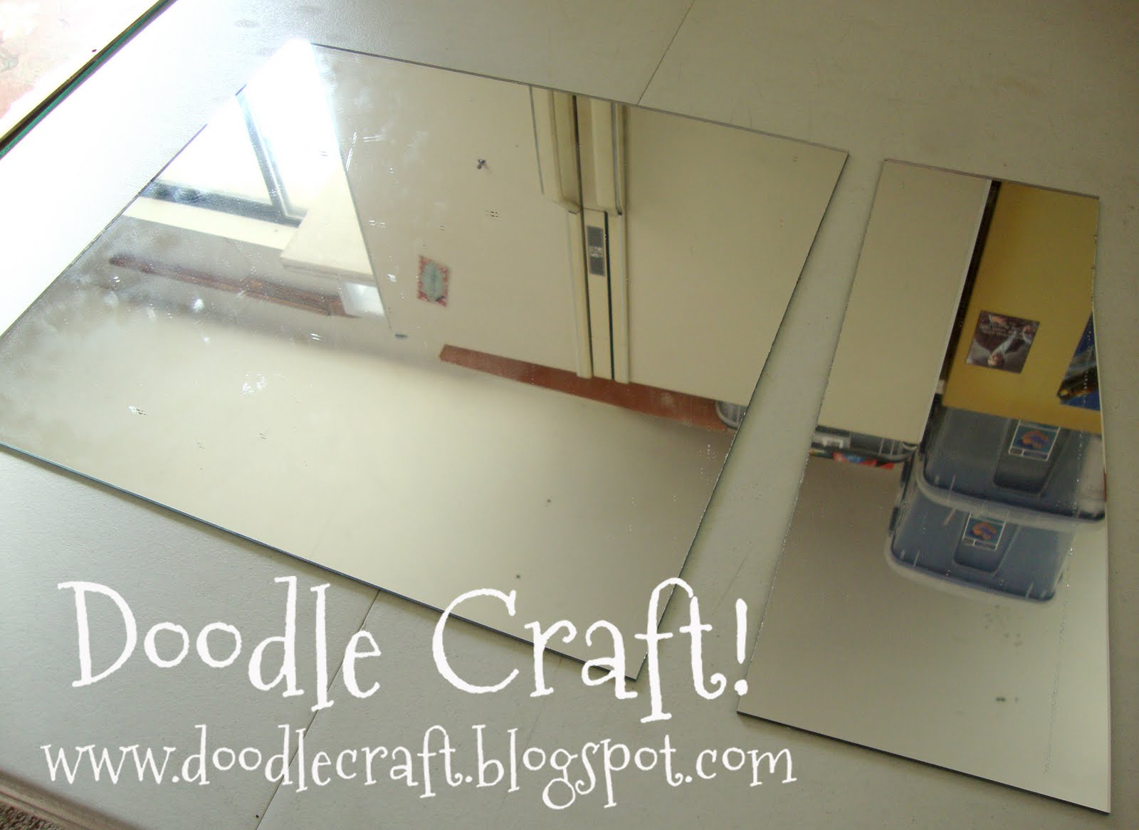 Doodlecraft Mirror 5...mirror cutting mini tutorial...
