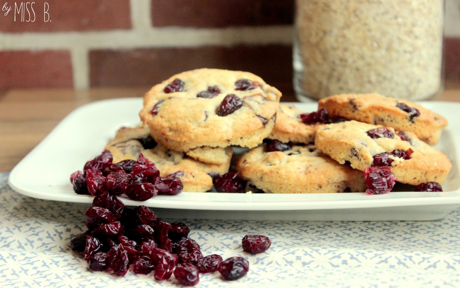Miss Blueberrymuffin's kitchen CranberryMüsliCookies