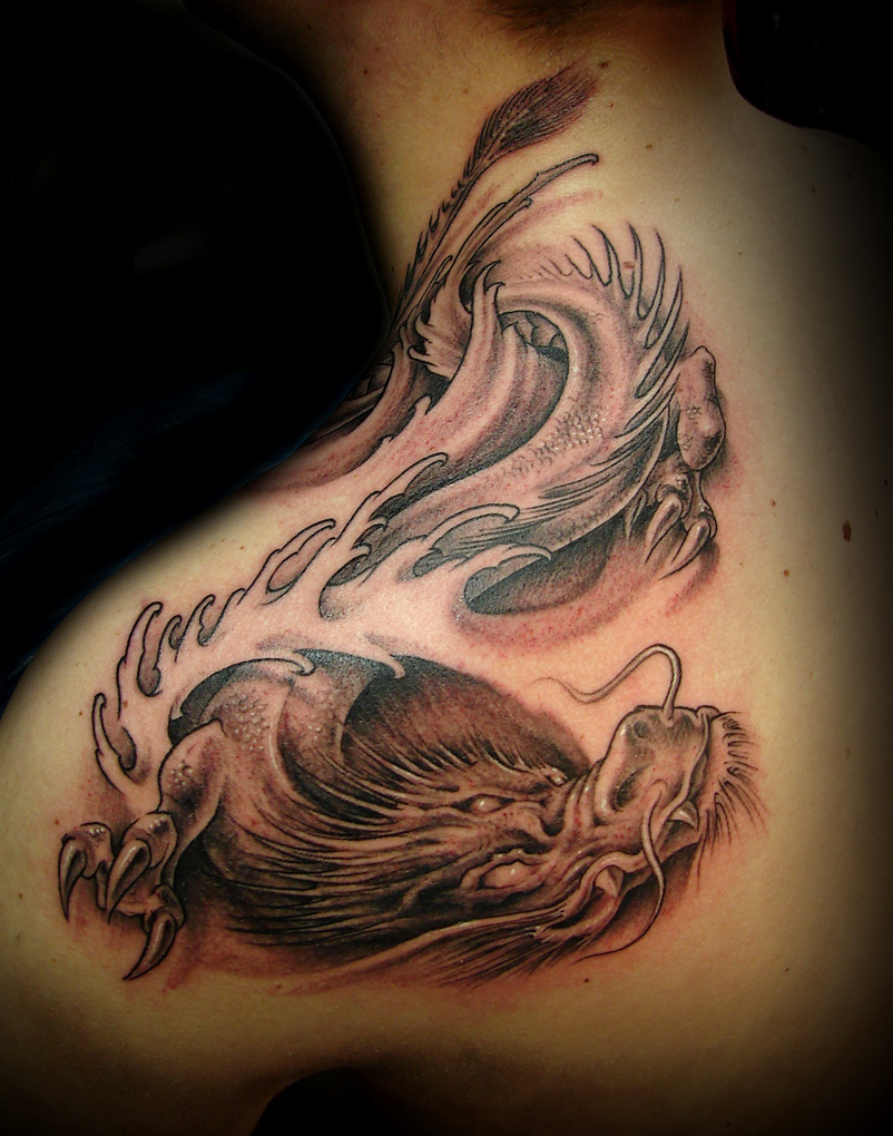 Tatoos: Latest Dragon Tattoos For Men On Back And Arm