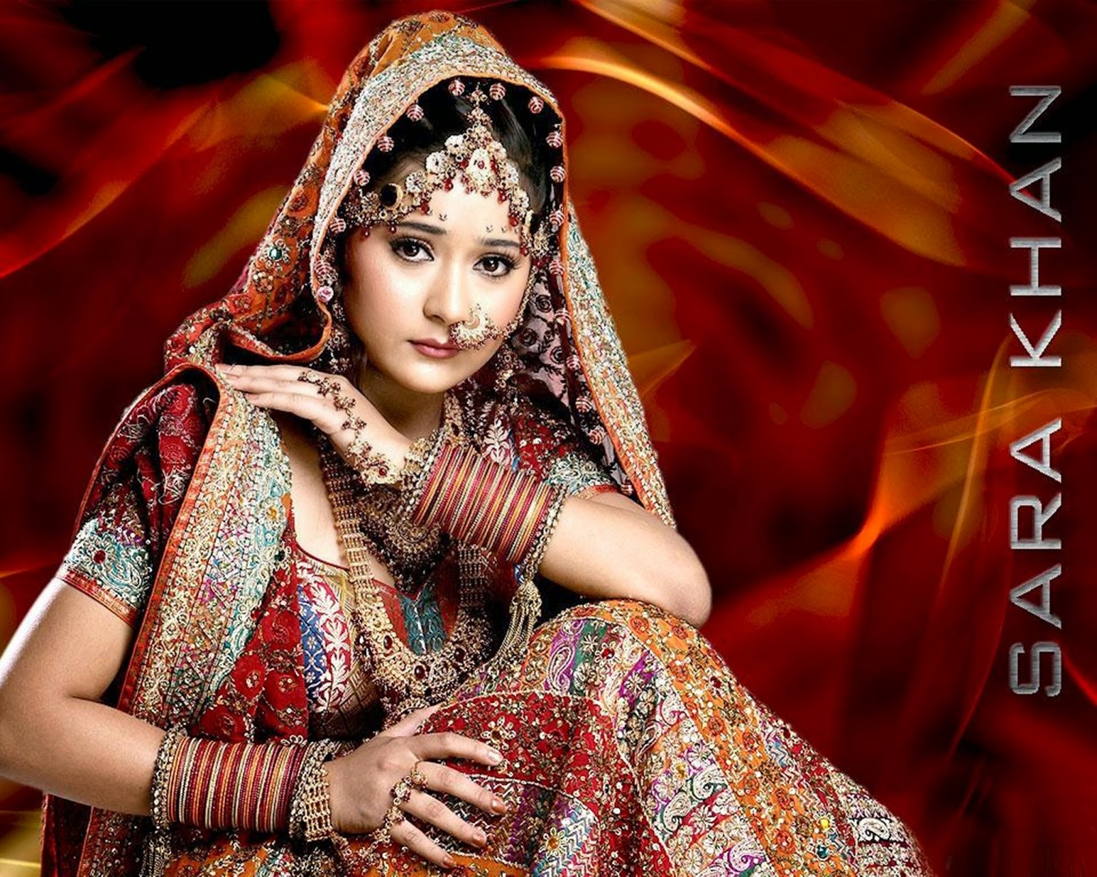 Sara khan bollywood actress scenses fan photo