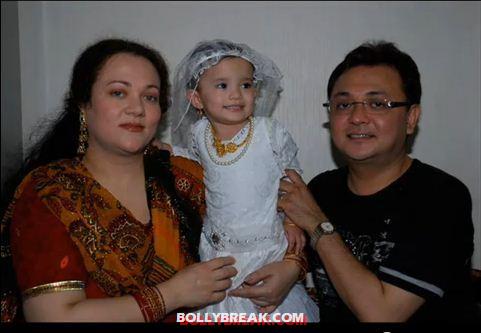 mandakini with her husband and daughter mandakini with her husband and daughter - Mandakini with husband and family