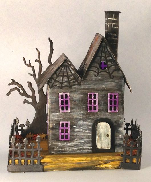 Show Us Your Metal Spooky Abandoned Farmhouse Paper Glitter Glue