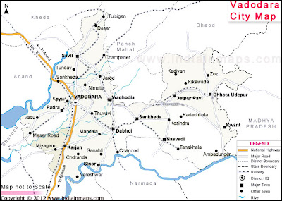 Vadodara City Map Pdf India In Maps: Vadodara City Map