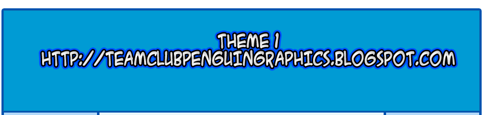 Team Club Penguin Graphics Template Sample