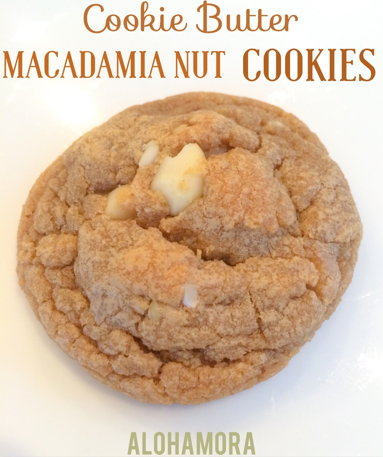 Alohamora Open a Book Cookie Butter Macadamia Nut Cookies