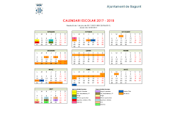 CALENDARIO ESCOLAR 17/18