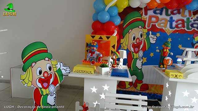 Mesa de aniversário tema Patatí Patatá