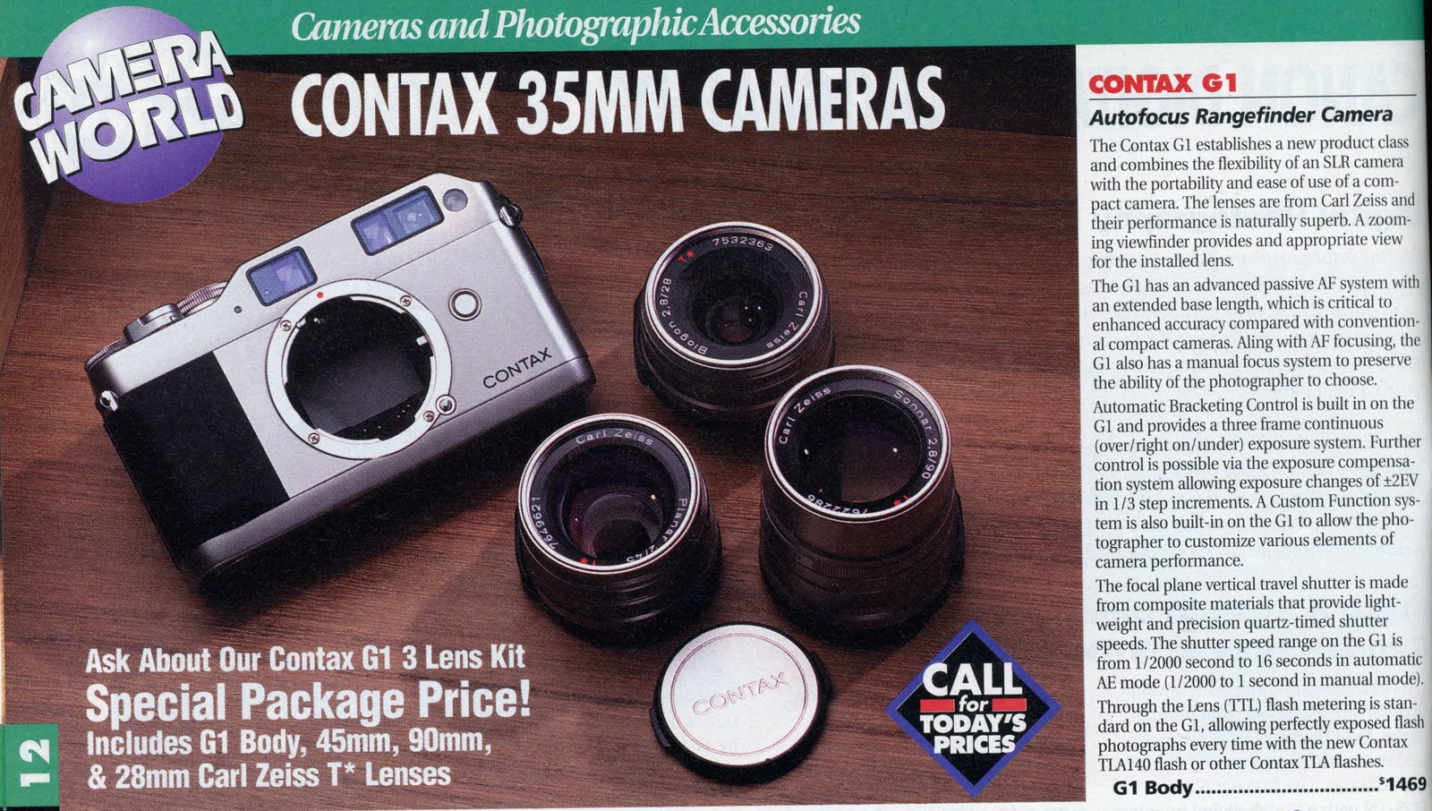 Contax Film Camera