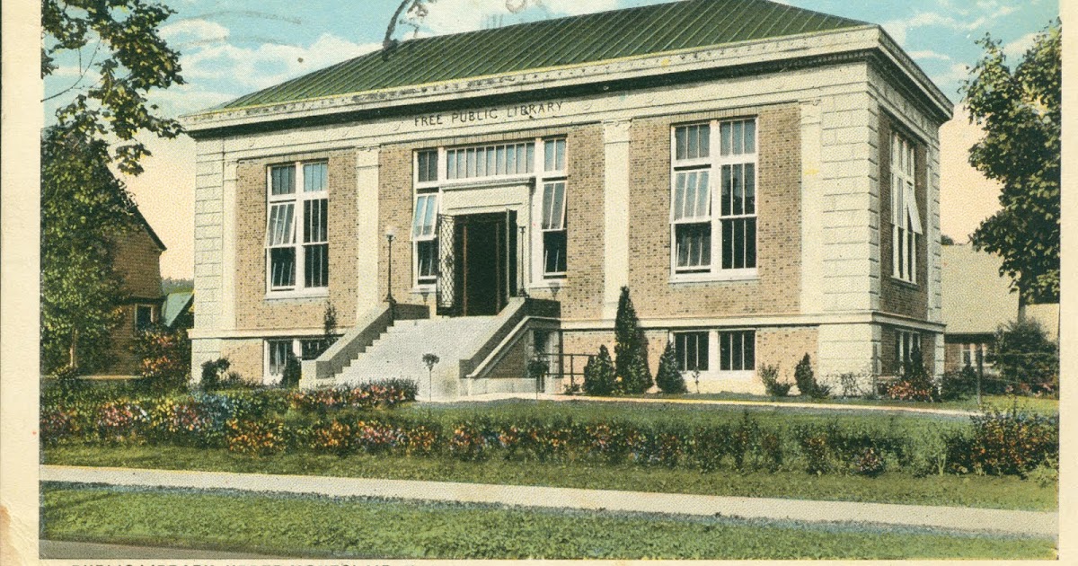 Library Postcards 1916 Public Library, Upper Montclair, New Jersey