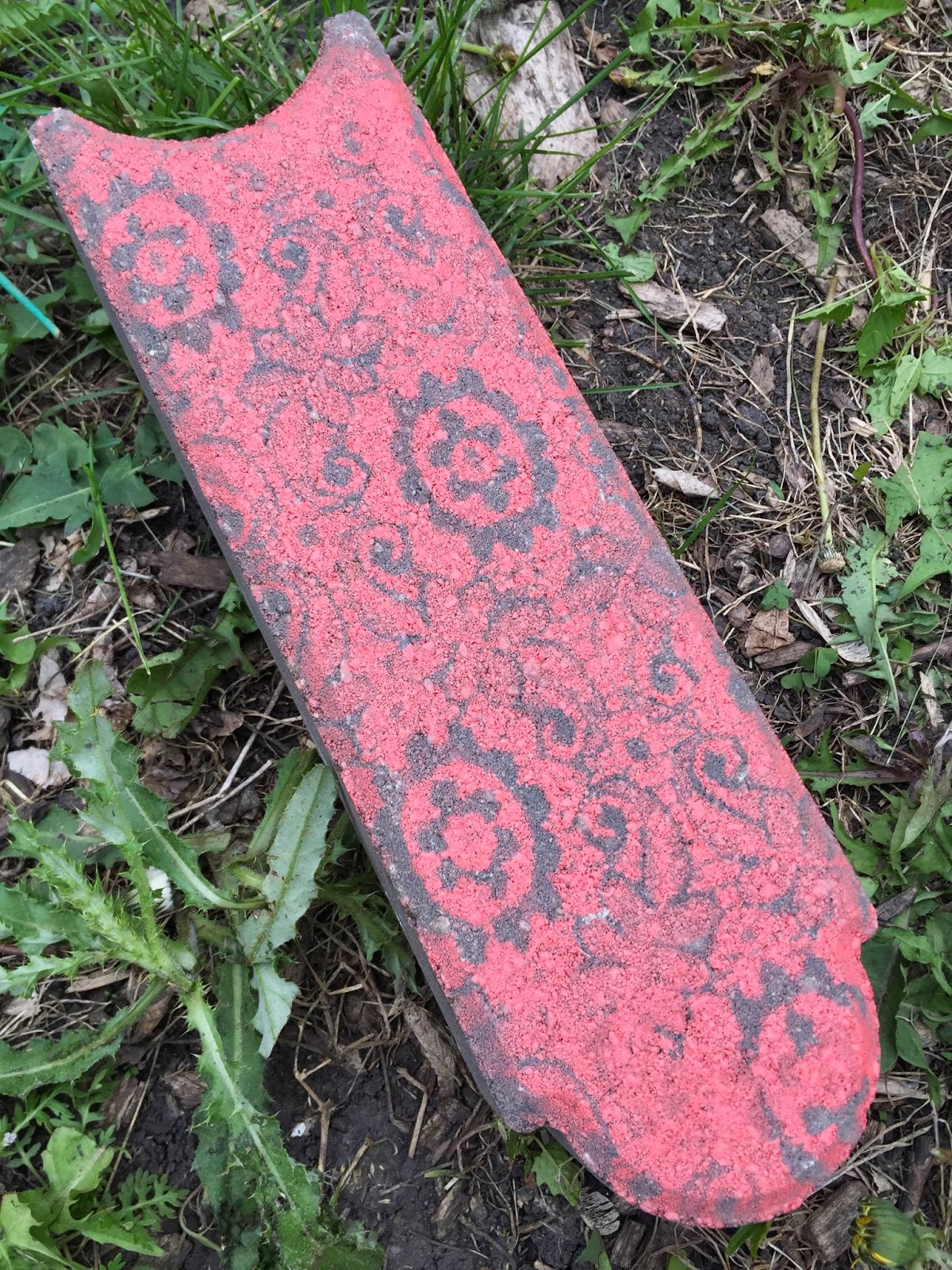 DIY Sunday Spray Painted Pavers The Dabbling Crafter