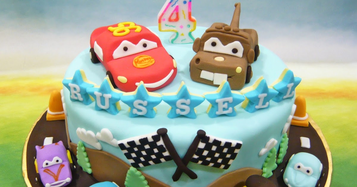 Jenn Cupcakes & Muffins Cars Themed Cake