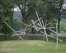 Kenneth Snelson, Free Ride Home, 1974.