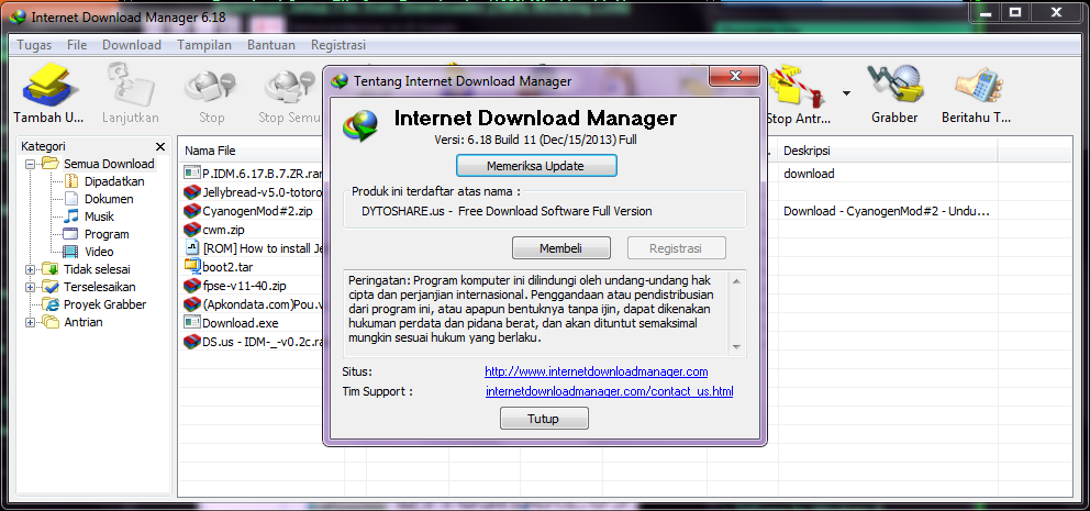 Internet Download Manager 6.18 Full Crack Indir