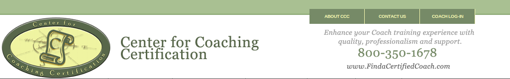 Center for Coaching Certification Blog