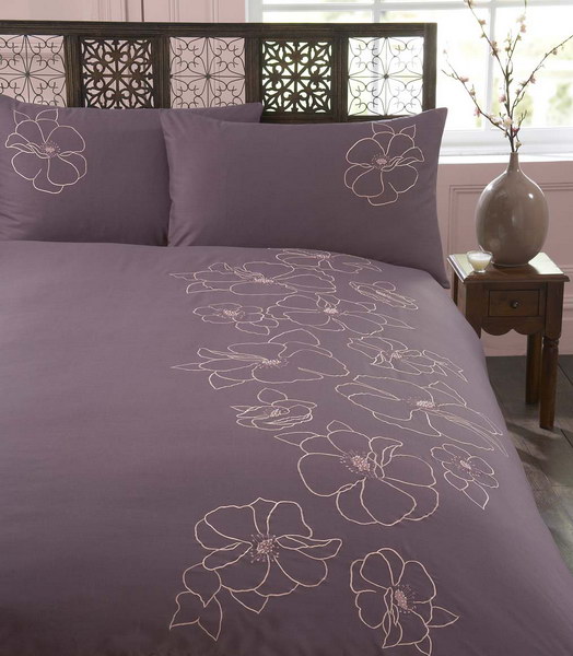 Textile Hub Embroidery Bed Sheets by Shalimar Cotton