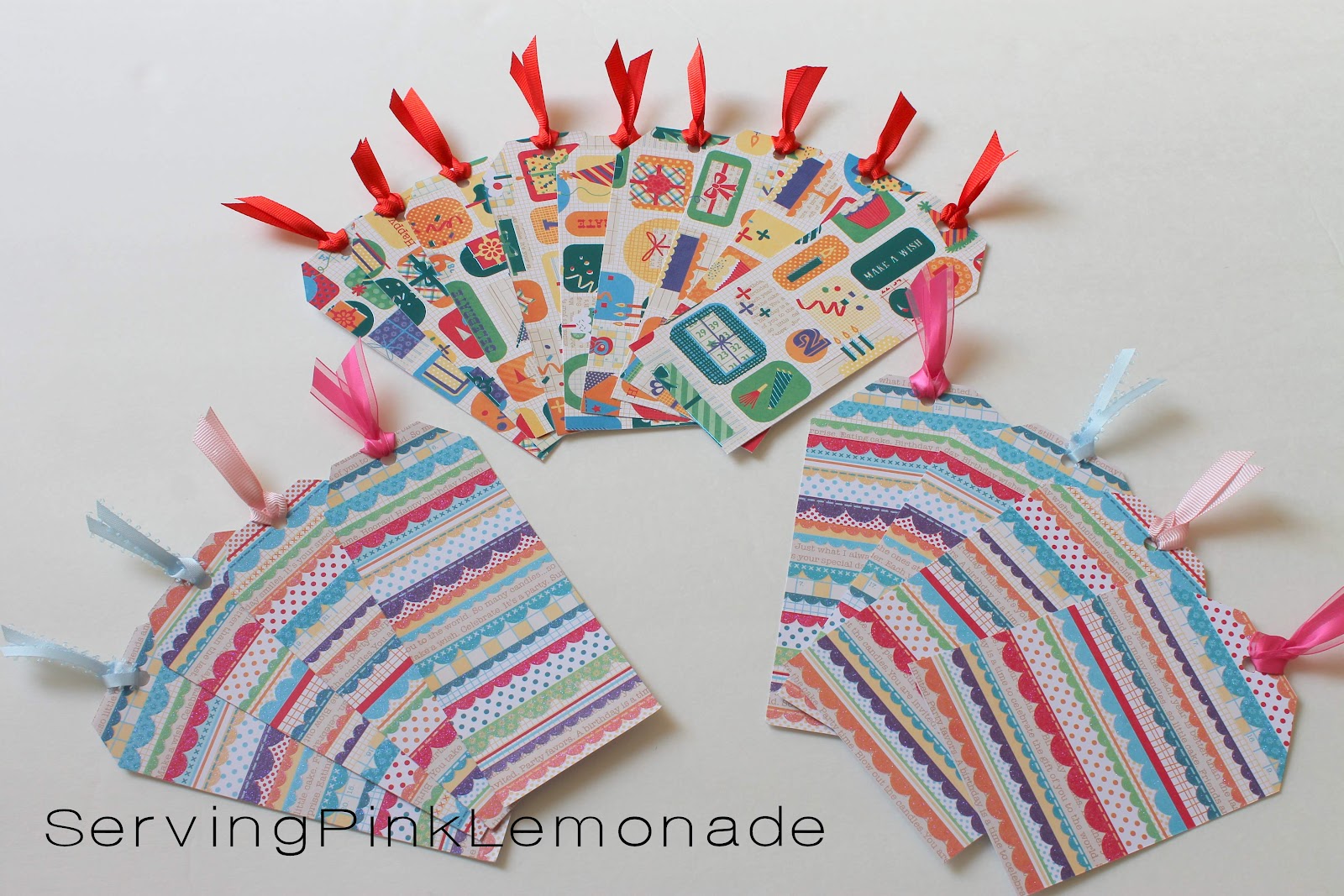 Serving Pink Lemonade Simple Gift Tags (and free template)