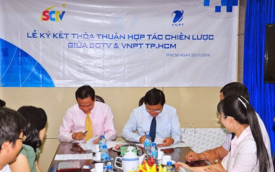 SCTV – VNPT TP.HCM ký kết thỏa thuận hợp tác chiến lược