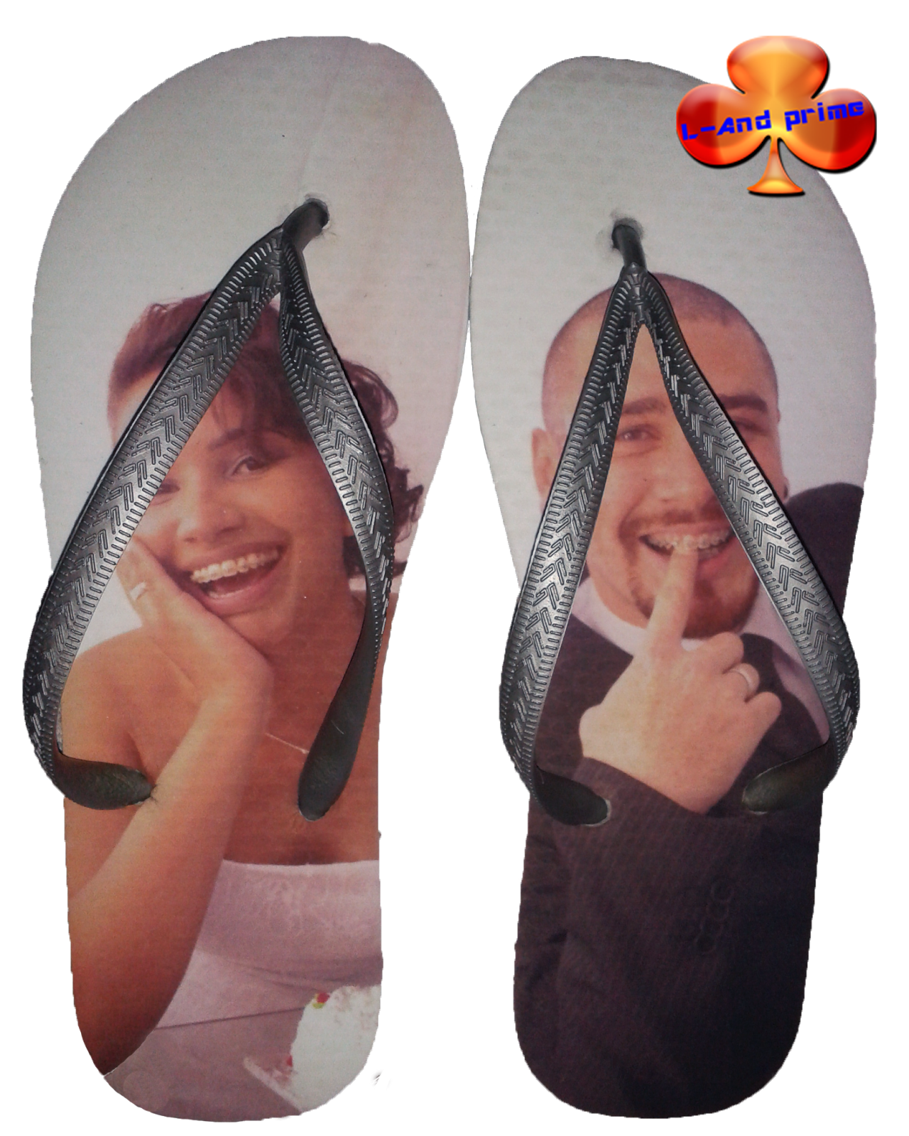 L-Andprime Acessórios personalizados.: Chinelos Personalizados com foto