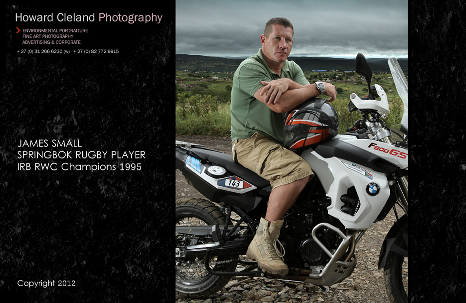 HOWARD CLELAND PHOTOGRAPHY JAMES SMALL RUGBY LEGEND