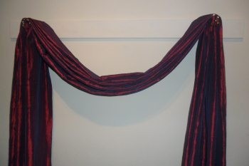Curtains Design The Third Great Way To Hang Your Scarf Swag Curtains