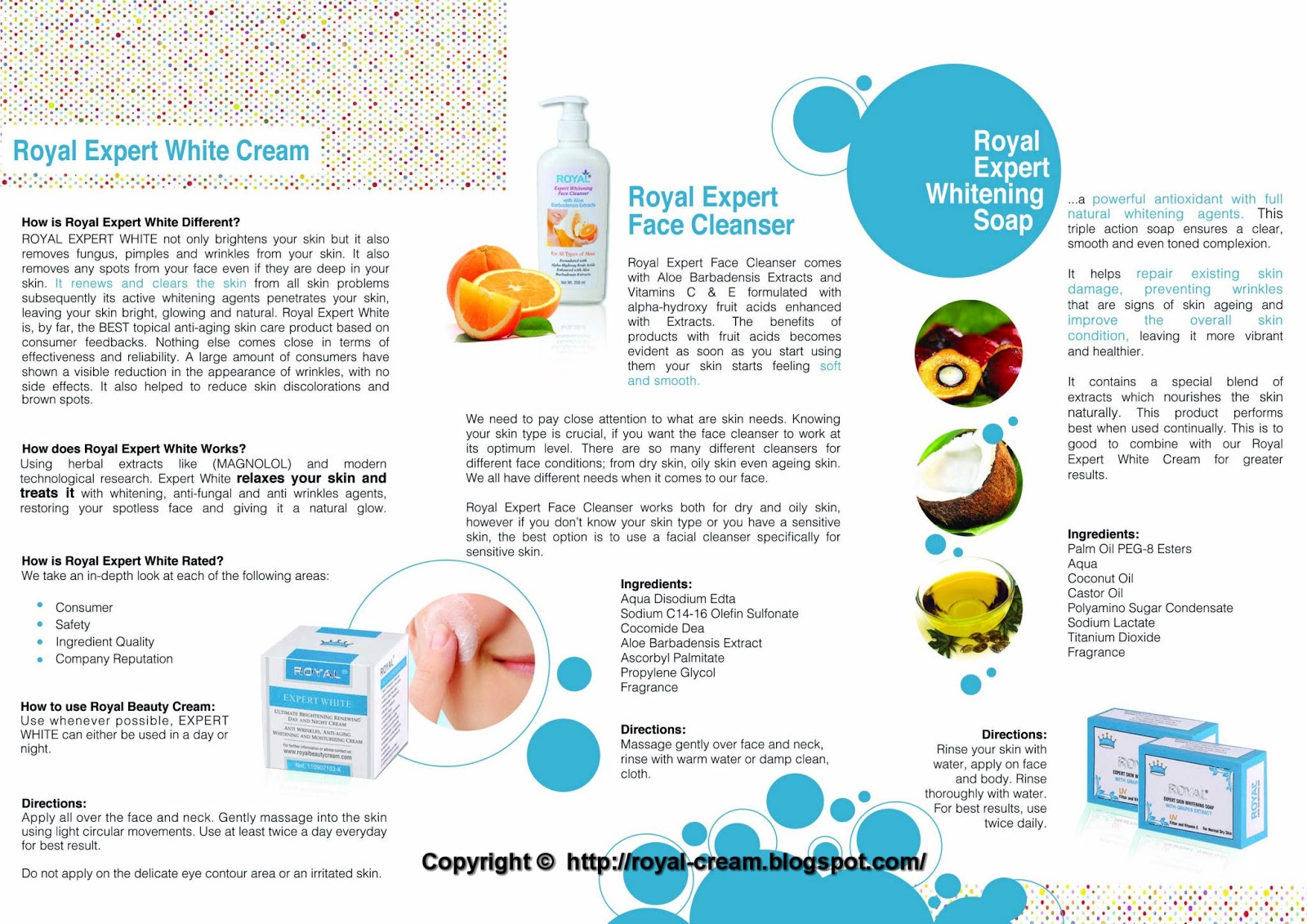 Royal Beauty Cream (Malaysia) Royal Expert White Official Brochure