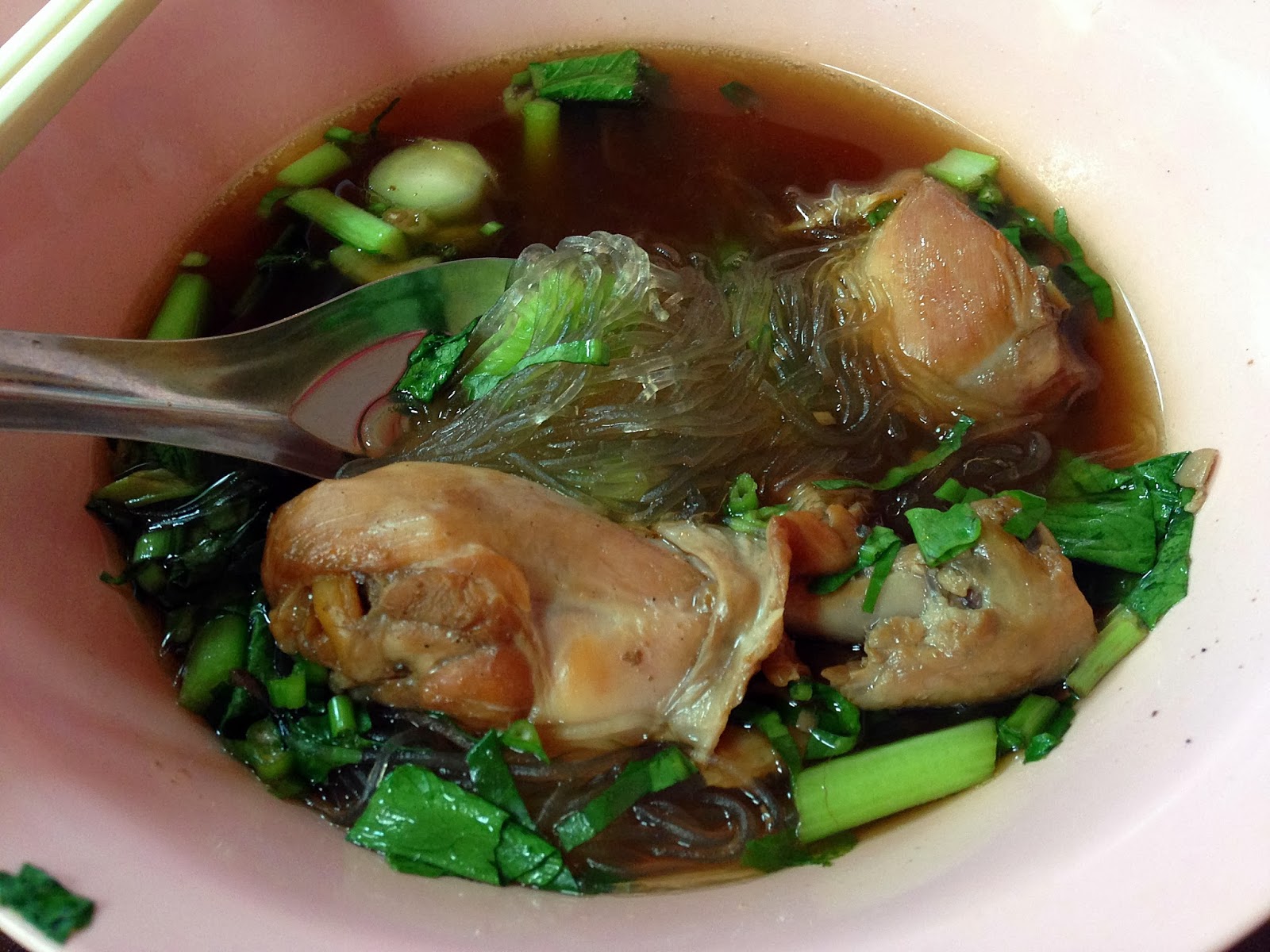 FoodieFC Noodle Soup with Chicken at Chatuchak Weekend Market