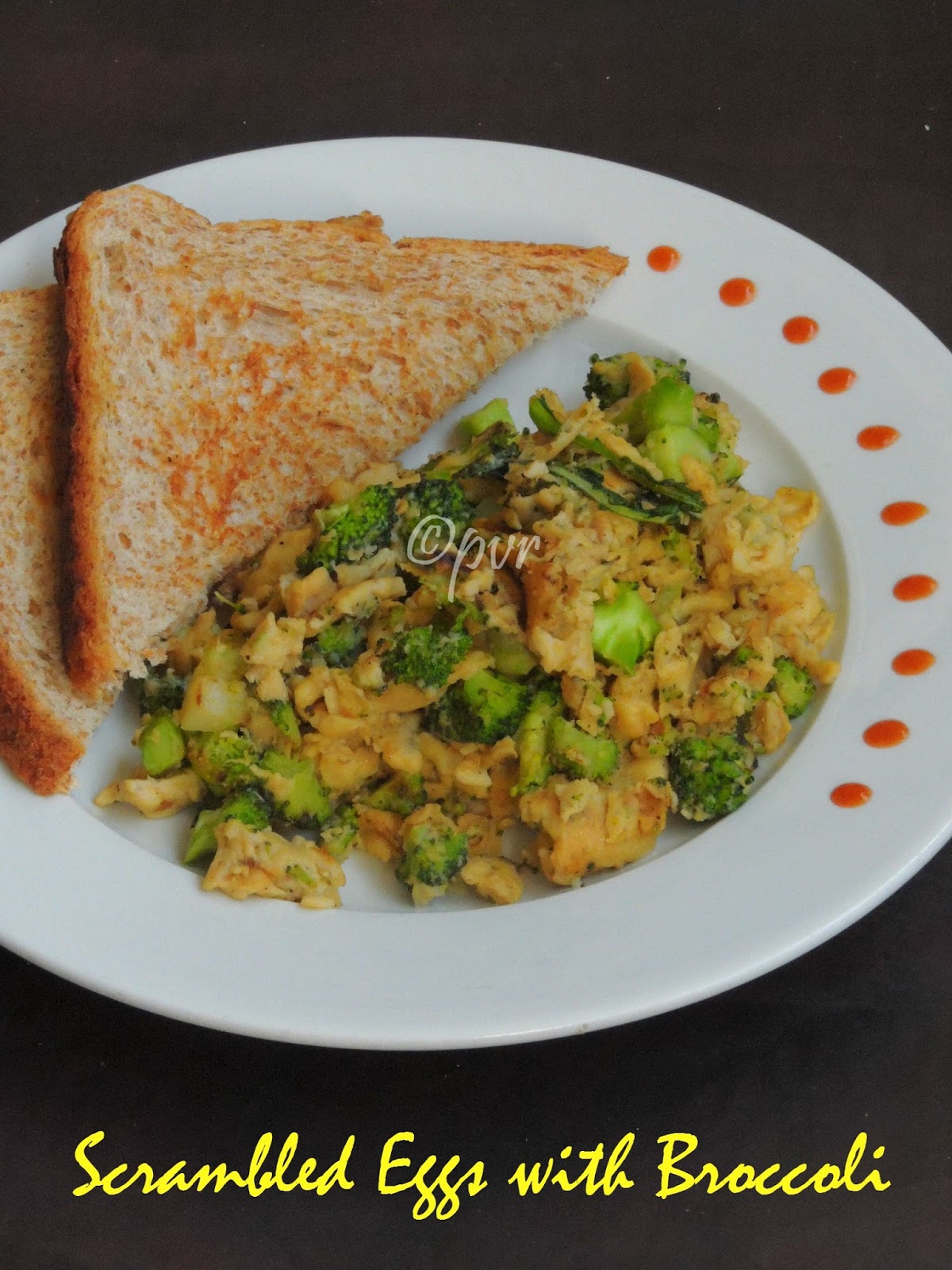 Priya's Versatile Recipes Scrambled Eggs with Broccoli