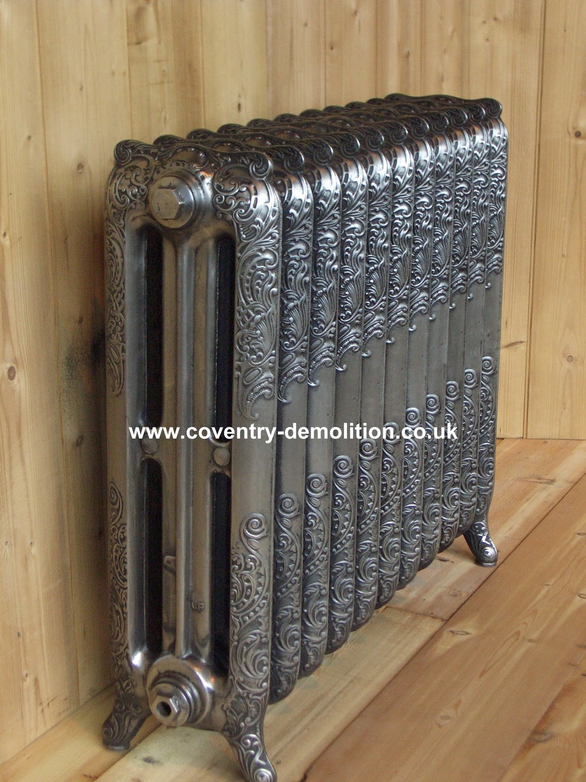 Coventry Demolition Company Cast iron radiators Painting options