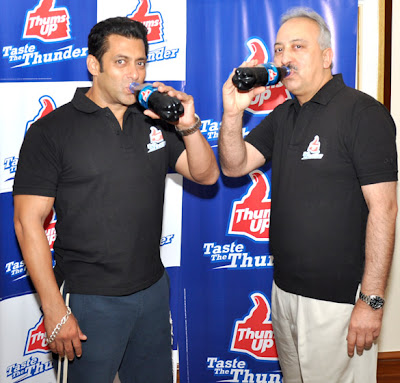 Salman Khan endorses Thums Up