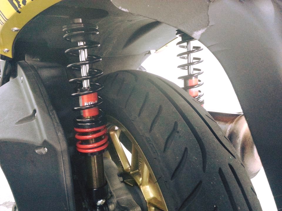 SBK Motoworks Bitubo Suspension for Vespa and Scooters