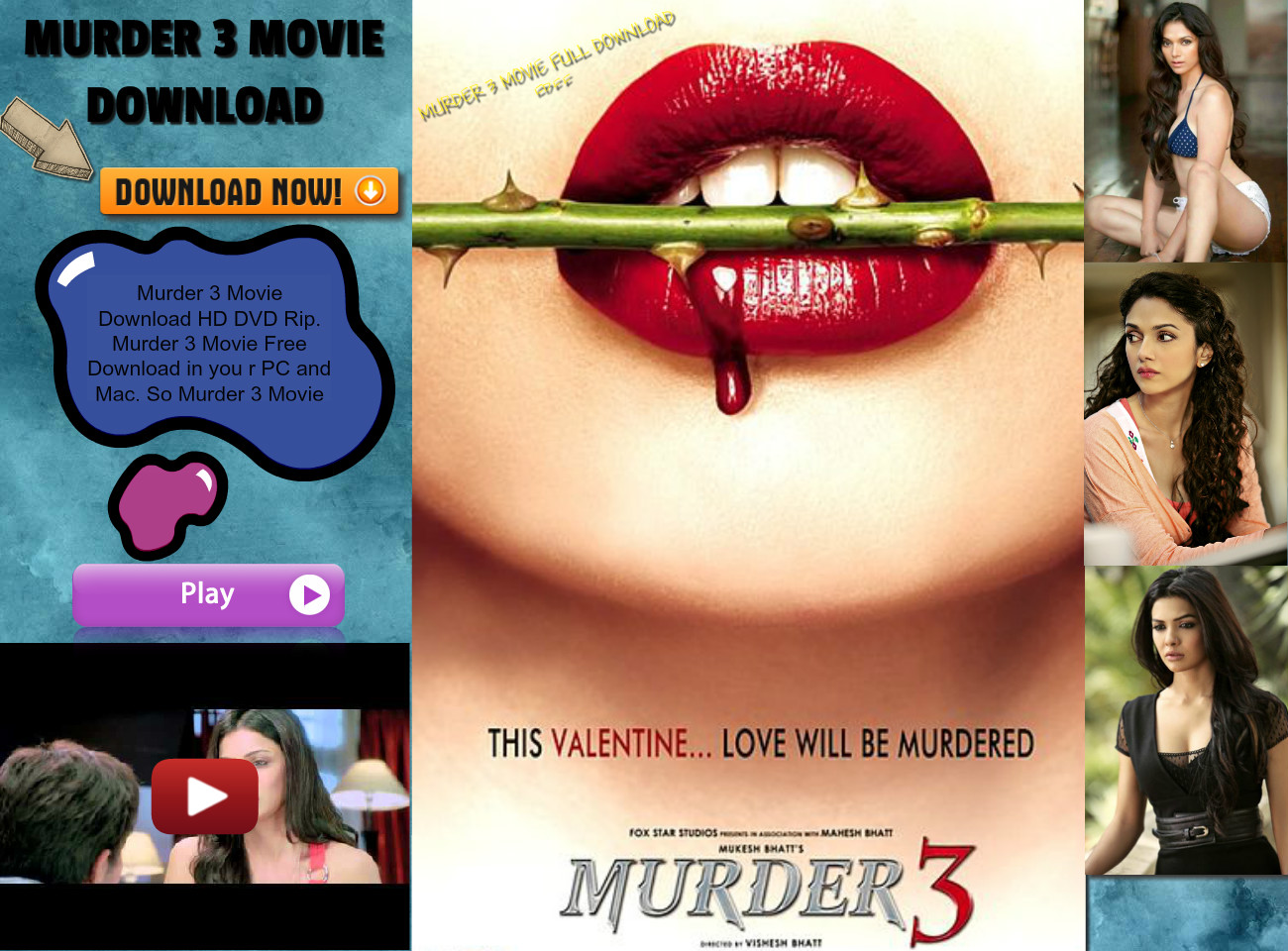 Download: Murder 3 (Hindi 2013)