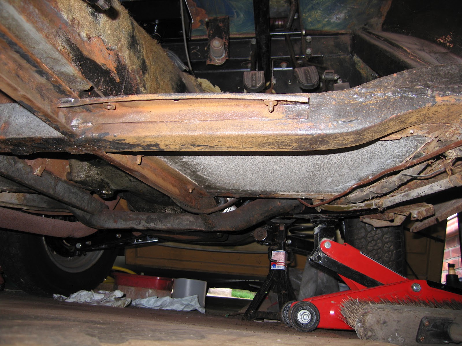 MGA Bay Painting the Chassis