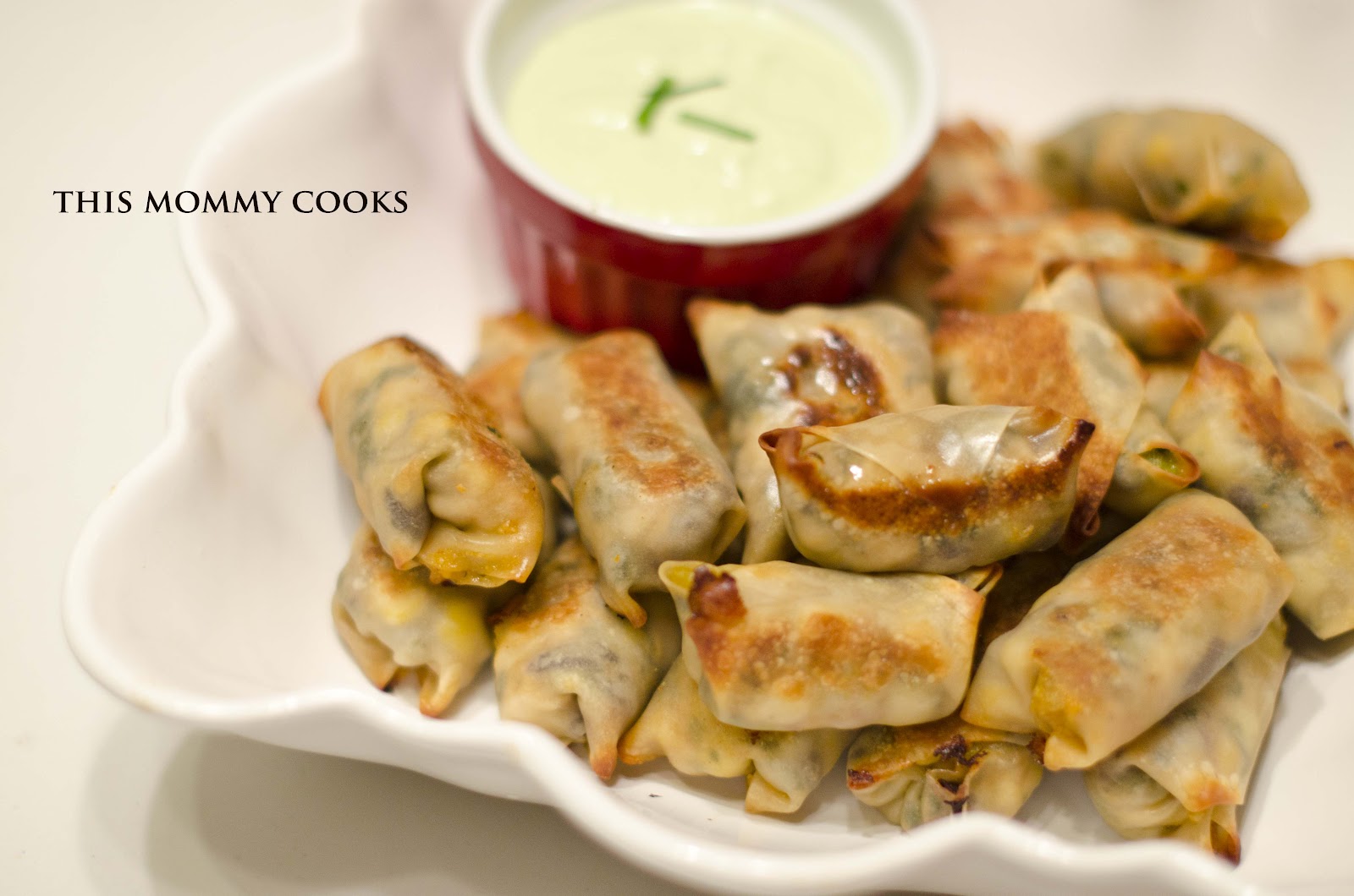 This Mommy Cooks Baked Southwestern Chicken Egg Rolls with Avocado