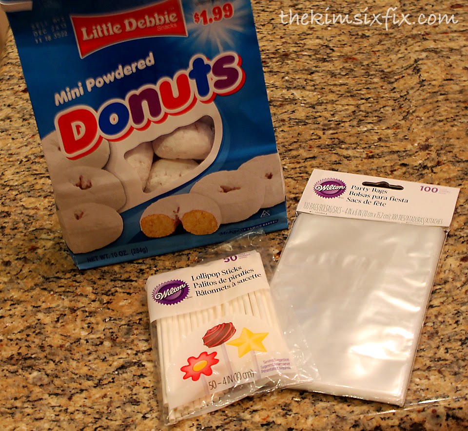 Assembling the treat bags