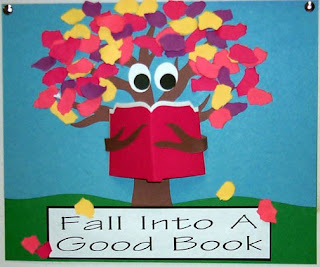bulletin library fall boards display reading classroom into autumn teacher activities decorations tree books libraries cute decor decoration centered displays