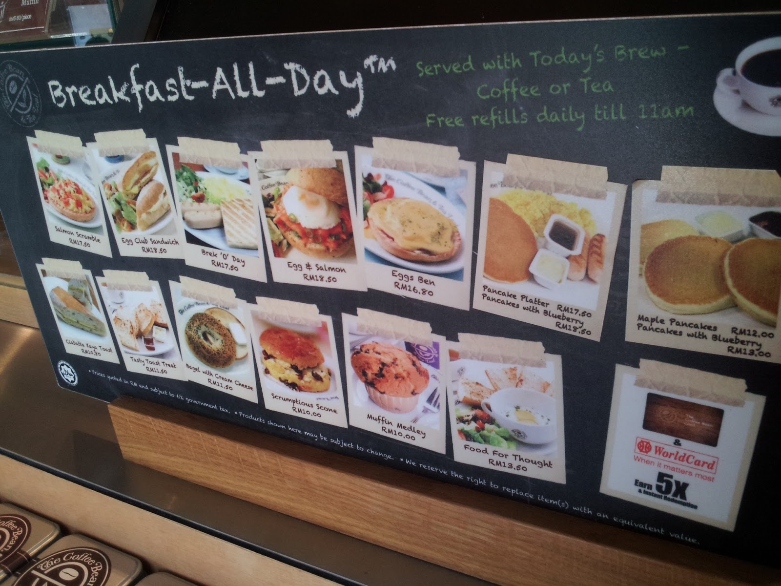 Love Life Cherish Moments Let S Do Breakfast Menu