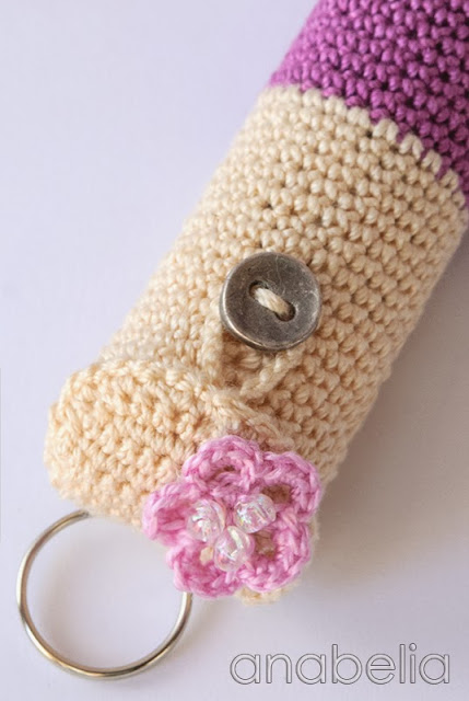 Lipstick crochet case 3 by Anabelia