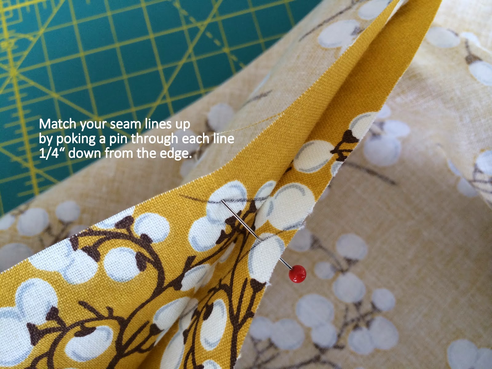 My Rainboots Are Red Simple Continuous Bias Binding Using 1 Fat