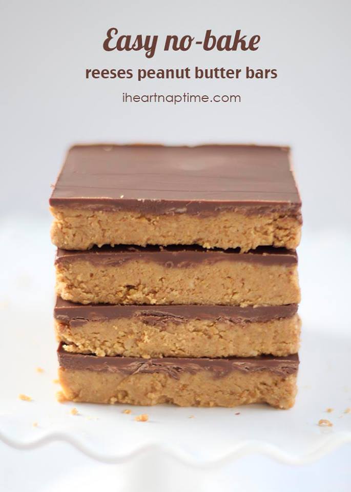Gina's Favorites Easy No Cook Peanut Butter Bars