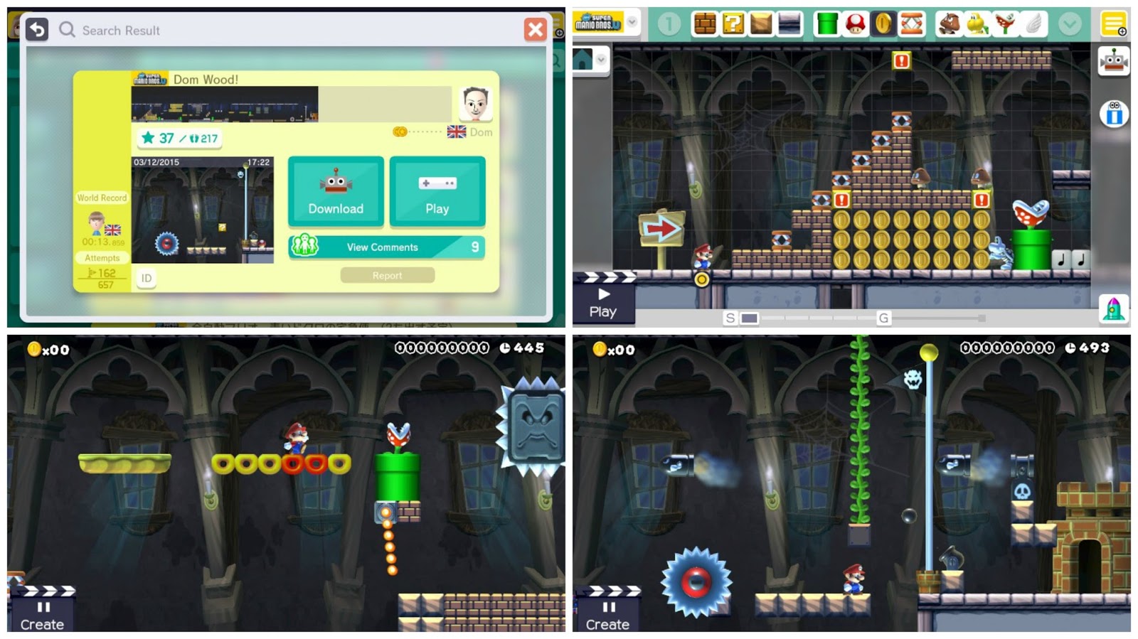 Nintendo Super Mario Maker, Dick and Dom, Dick and Dom create Super Mario Maker Levels